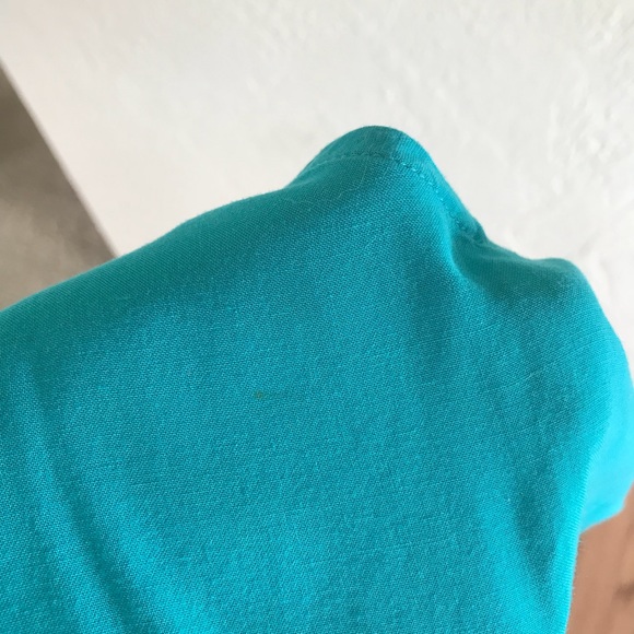 Blue Spring Dress with Pockets - Picture 8 of 8